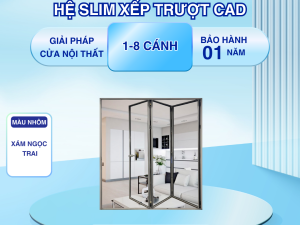 Cửa Slim xếp trượt CAD