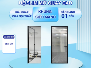 Cửa Slim Mở quay CAD
