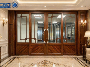 Cửa Trượt quay Sập rời CAD